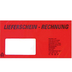 Begleitpapiertasche DL* Liefersch/Rg.250