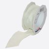 Zierband Textil 20m/25mm m.Draht wei�