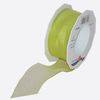 Zierband Textil 20m/25mm m.Draht hellgr�n