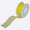 Zierband Textil 20m/40mm m.Draht gelb