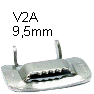 9,5mm * Bandimex V2A Schlaufen