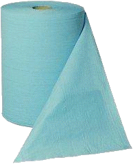 Industrie-Papier-Putzrolle blau 2-lagig 36X36cm 1000Bl