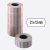 Preisauszeichnungsetiketten 21x12mm Herlitz wei� 12er Pack 1-zeilig