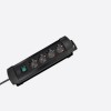 Steckdosenleiste Prem.4-fach Schalter sw