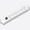Steckdosenleiste Prem.6-fach Schalter weiss