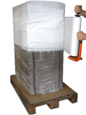 Stretchfolie * Rolle 50cm breit * 20my *  Wei�