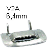 6,4mm * Bandimex V2A Schlaufen