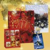 10x Weihnachts-Tragetasche WH 33x26x13cm Sort.