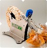 Verschlussabroller  mit Stempel f�r Datum / Kodierung
