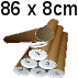Versandh�lse  860 x 80 x 2mm